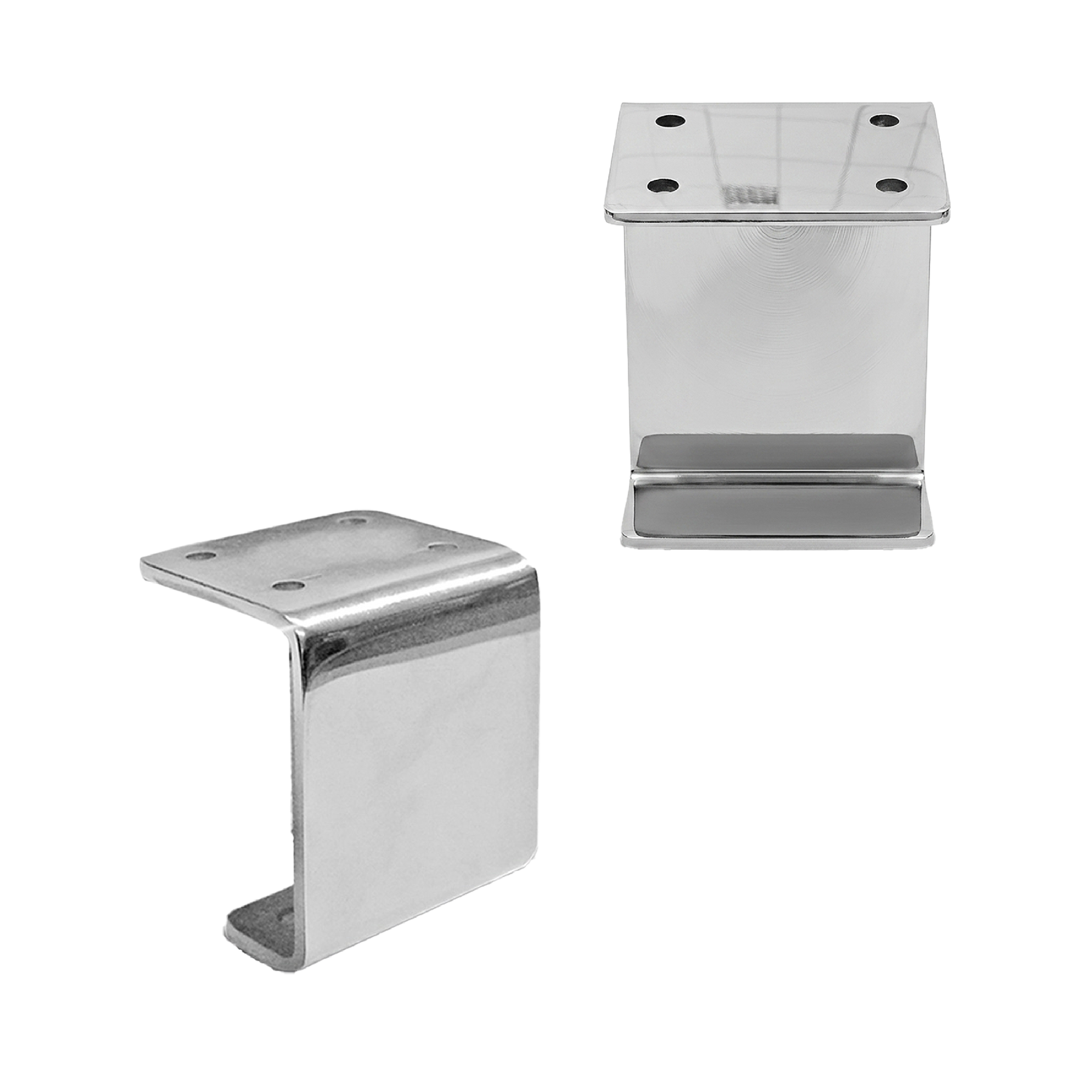 Pata Metálica 80 mm (4pz)