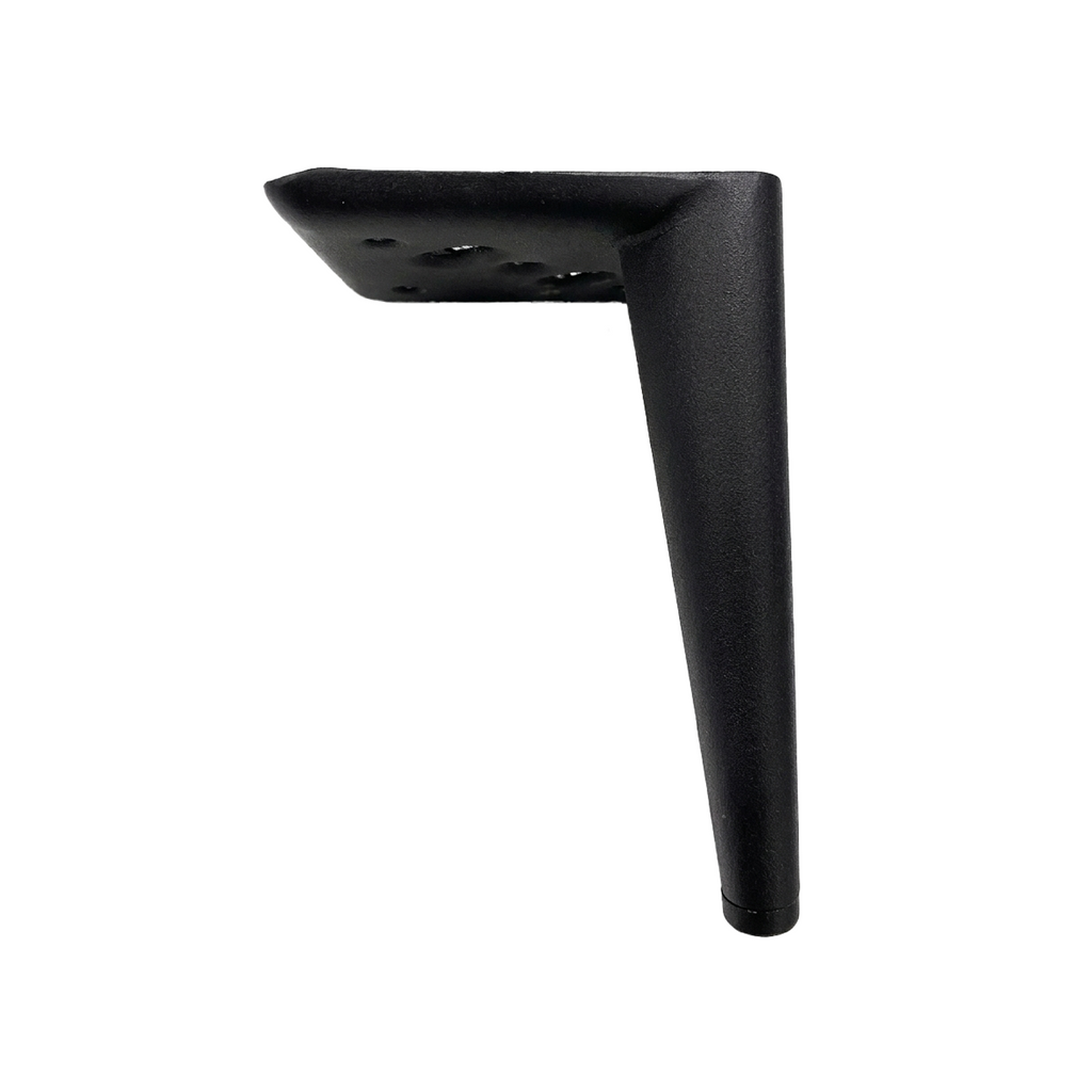 Pata Metálica Negra 150 mm (4pz)