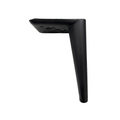 Pata Metálica Negra 150 mm (4pz)