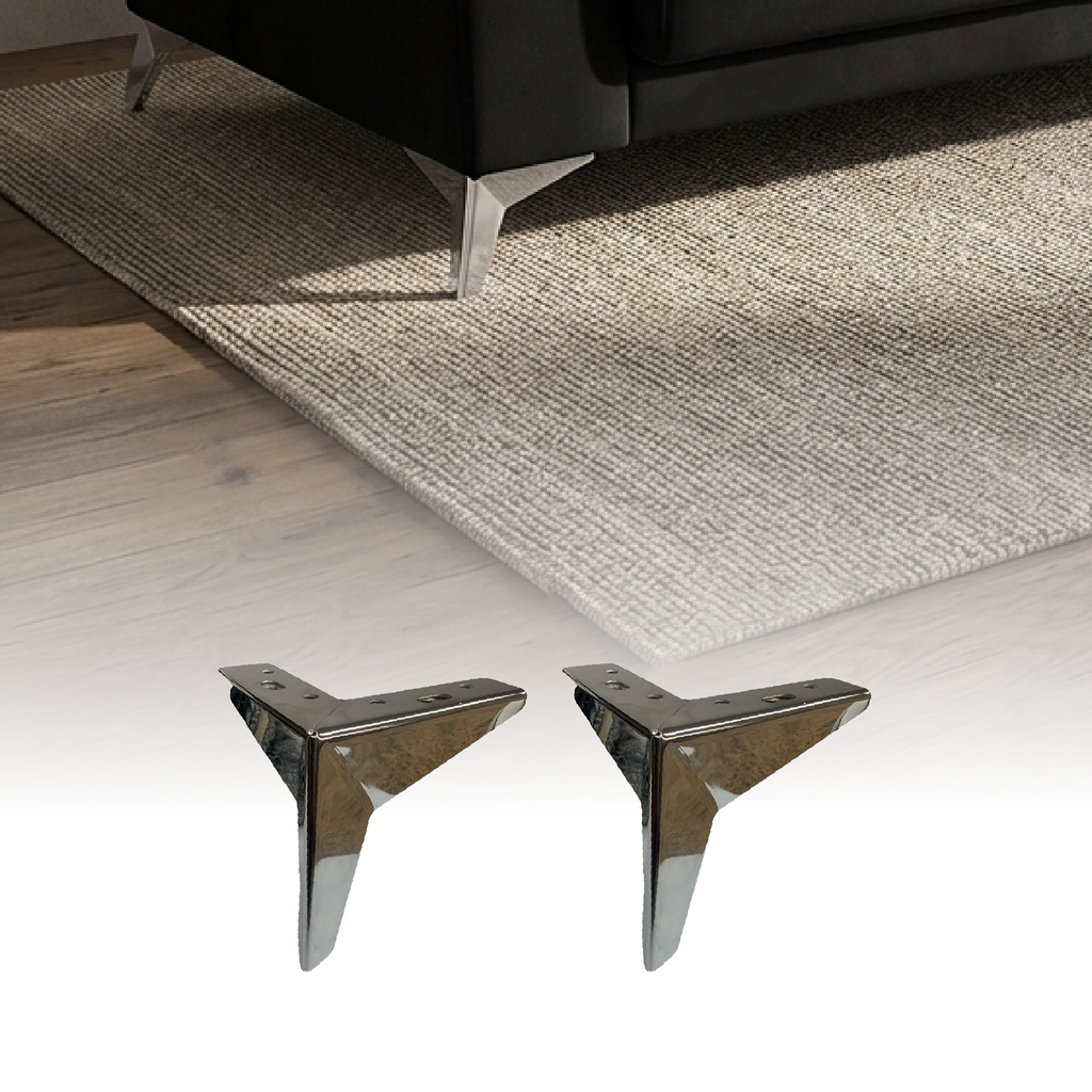 Pata Metálica Escuadra 120 mm (4pz)